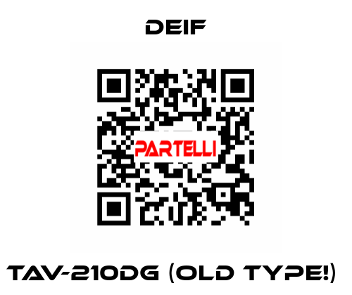 TAV-210DG (old type!)  Deif