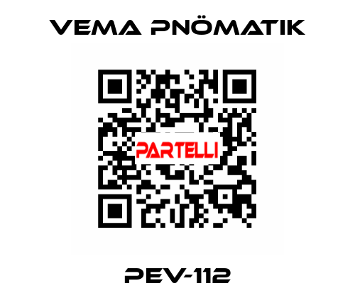 PEV-112 Vema Pnömatik
