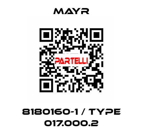 8180160-1 / Type 017.000.2 Mayr
