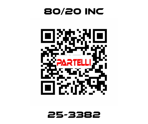 25-3382 80/20 INC