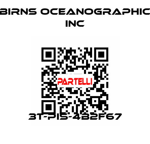 3T-PIS-4B2F67 BIRNS OCEANOGRAPHIC INC