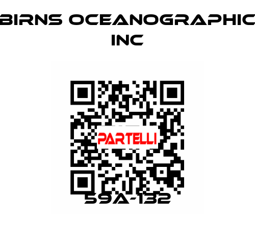 59A-132 BIRNS OCEANOGRAPHIC INC