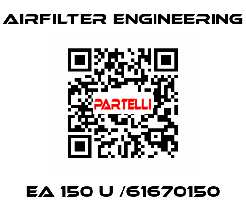 EA 150 U /61670150 Airfilter Engineering