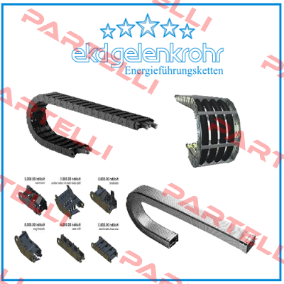CABLE TRAY LENGTH 1600mm INTERNAL WIDTH 48mm INTERNAL HEIGHT 22mm Ekd Gelenkrohr