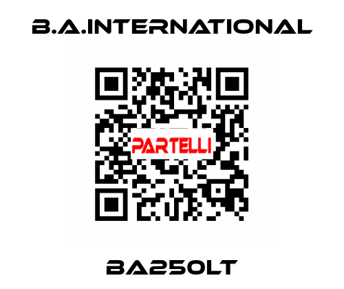 BA250LT B.A.International