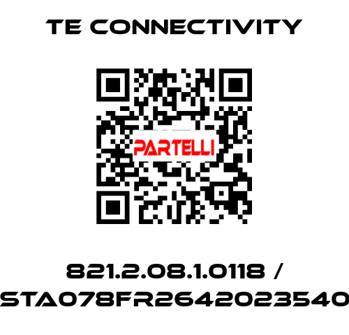 821.2.08.1.0118 / BSTA078FR26420235400 TE Connectivity