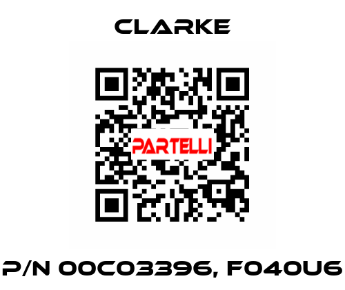 p/n 00C03396, F040U6 Clarke