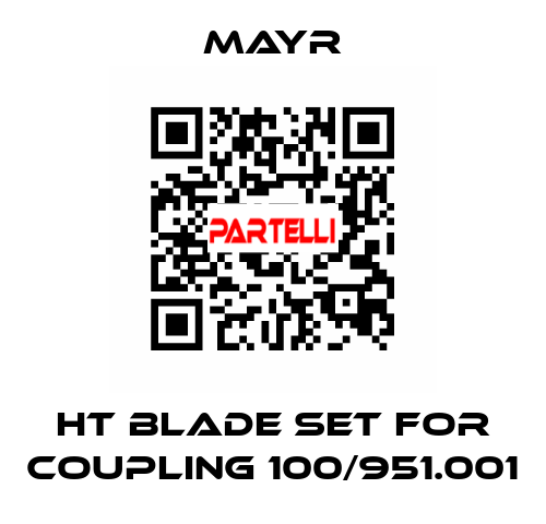 HT blade set for coupling 100/951.001 Mayr