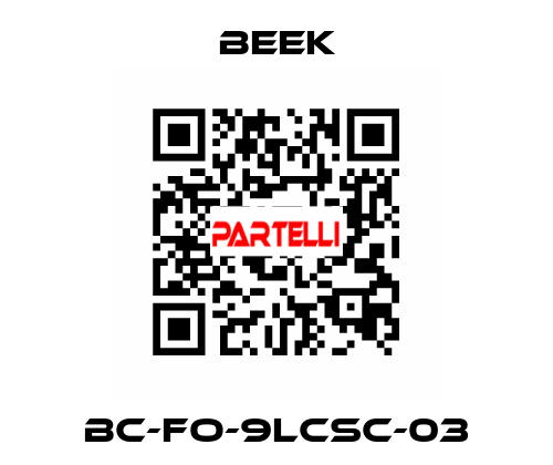 BC-FO-9LCSC-03 Beek