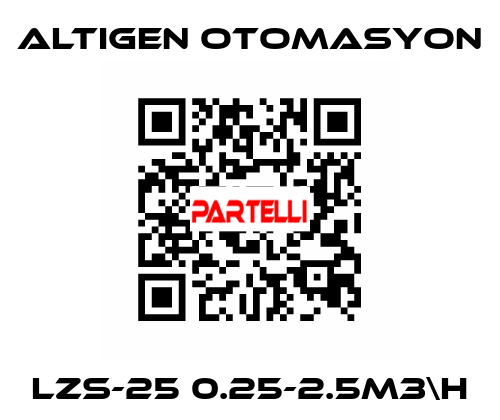 LZS-25 0.25-2.5m3\h Altıgen Otomasyon