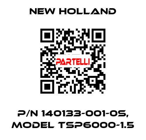 p/n 140133-001-0S, model TSP6000-1.5 New Holland