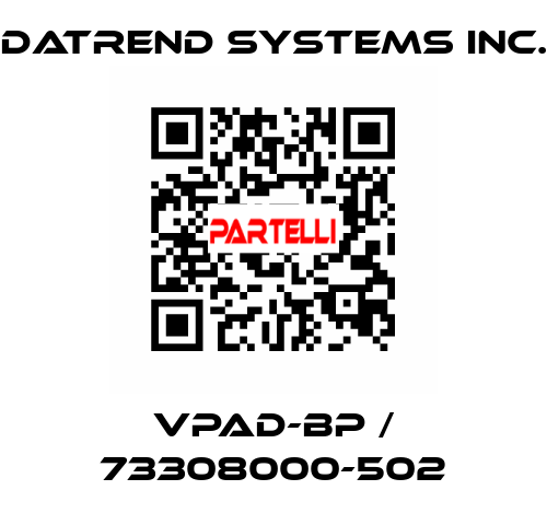vPad-BP / 73308000-502 Datrend Systems Inc.