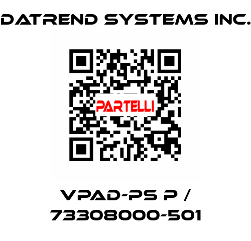 vPad-PS P / 73308000-501 Datrend Systems Inc.