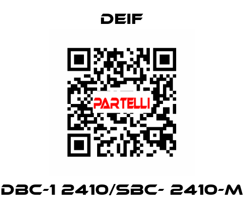 DBC-1 2410/SBC- 2410-M Deif