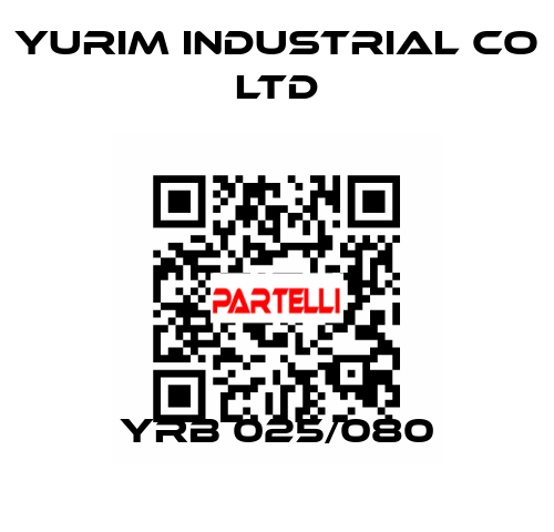 YRB 025/080 YURIM INDUSTRIAL CO LTD