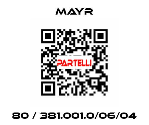 80 / 381.001.0/06/04 Mayr
