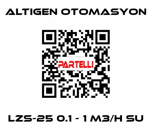 LZS-25 0.1 - 1 M3/H SU Altıgen Otomasyon