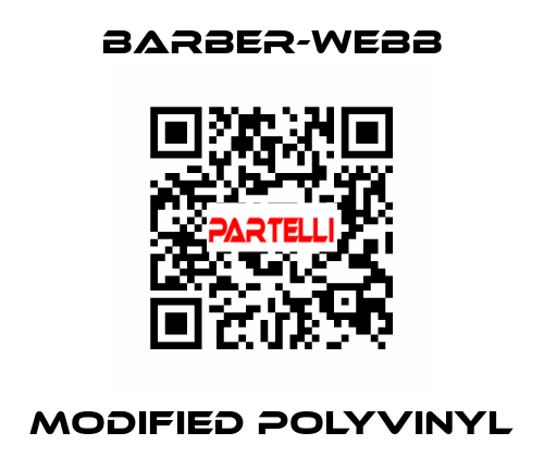 MODIFIED POLYVINYL Barber-Webb
