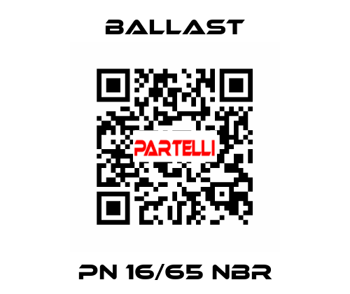 PN 16/65 NBR Ballast