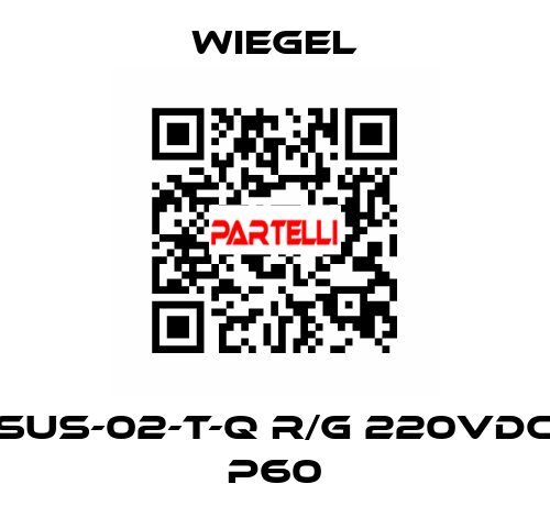 SUS-02-T-Q R/G 220VDC P60 wiegel