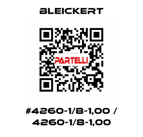 #4260-1/8-1,00 / 4260-1/8-1,00 Bleickert