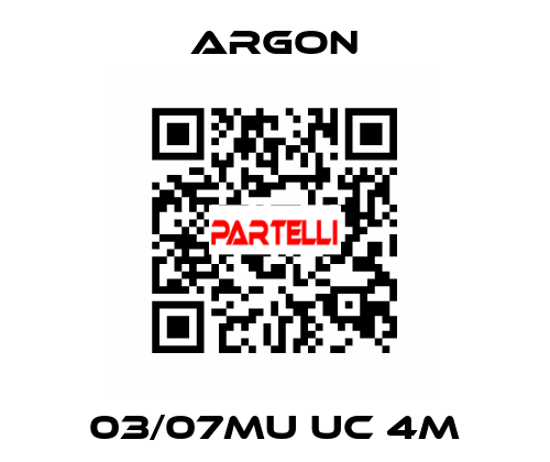 03/07MU UC 4M ARGON