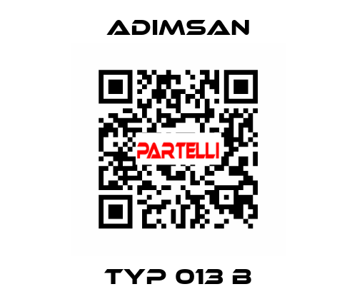 TYP 013 B ADIMSAN