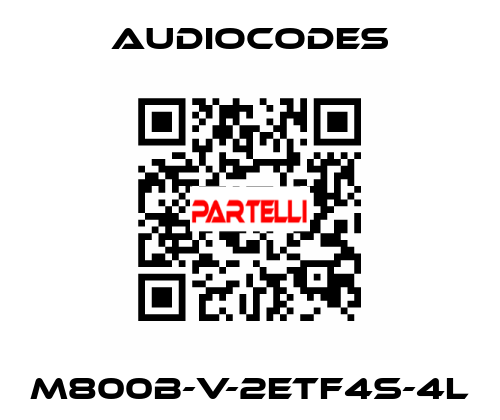 M800B-V-2ETF4S-4L AudioCodes