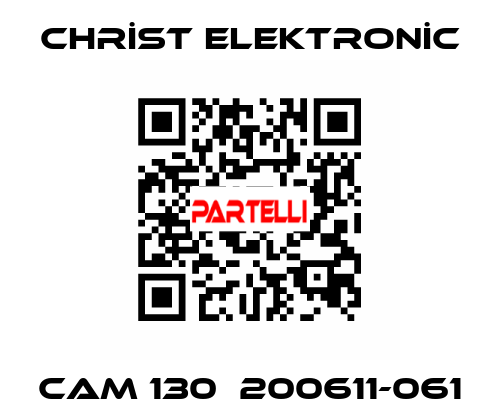 CAM 130  200611-061 CHRİST ELEKTRONİC