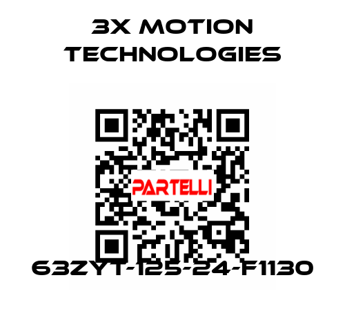63ZYT-125-24-F1130 3X Motion Technologies