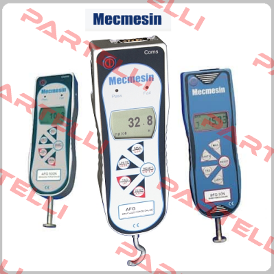 Calibration certificate for CFG Mecmesin