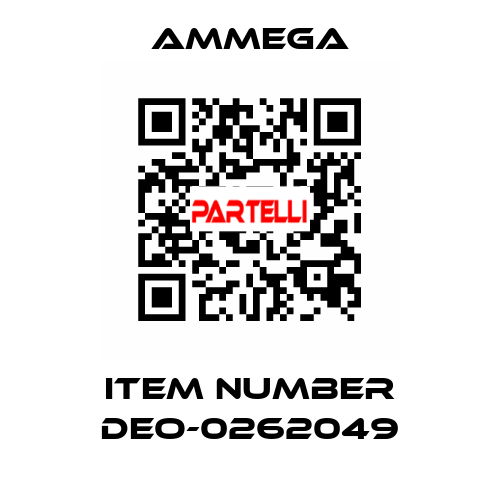 Item number DEO-0262049 AMMEGA