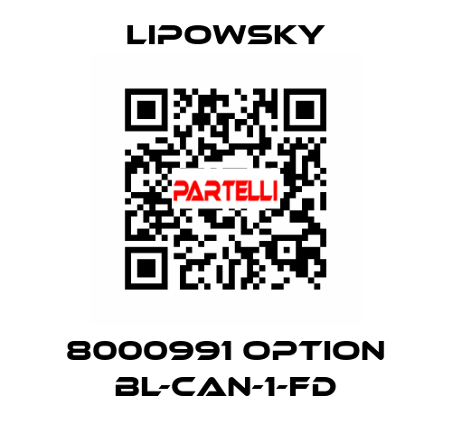 8000991 Option BL-CAN-1-FD Lipowsky