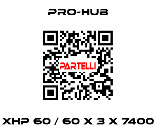 XHP 60 / 60 x 3 x 7400 Pro-Hub
