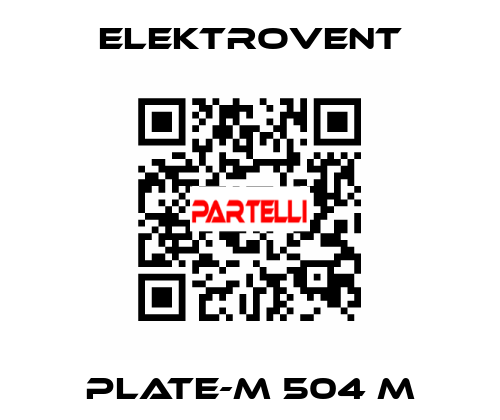 PLATE-M 504 M ELEKTROVENT