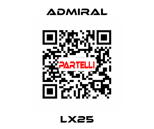 LX25 admiral