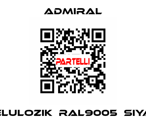SELULOZIK	RAL9005	SIYAH admiral