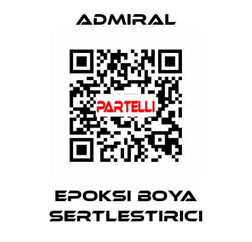 Epoksi Boya Sertlestirici admiral
