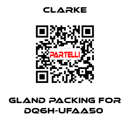Gland Packing for DQ6H-UFAA50  Clarke