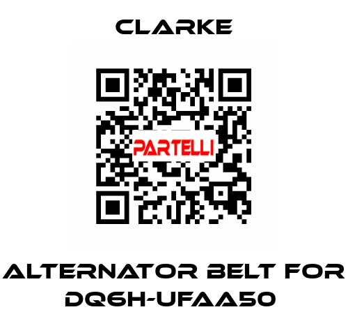 Alternator Belt for DQ6H-UFAA50  Clarke