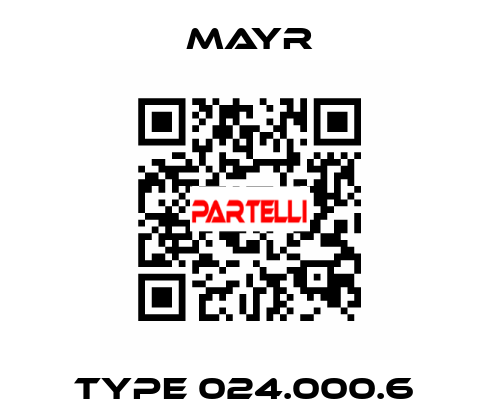Type 024.000.6  Mayr