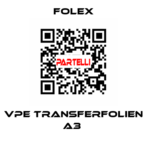 VPE Transferfolien A3  Folex