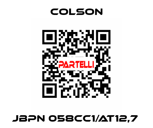JBPN 058CC1/AT12,7  Colson