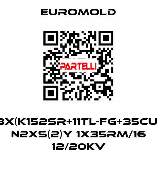 3X(K152SR+11TL-FG+35CU) N2XS(2)Y 1X35RM/16 12/20kV EUROMOLD