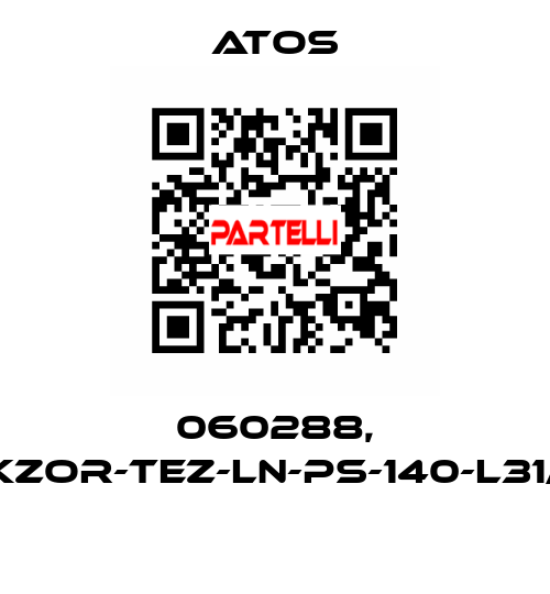 060288, DLKZOR-TEZ-LN-PS-140-L31/BZ   Atos