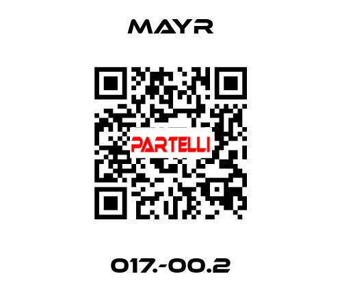 017.-00.2 Mayr