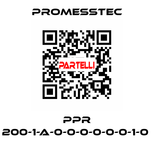 PPR 200-1-A-0-0-0-0-0-0-1-0  Promesstec