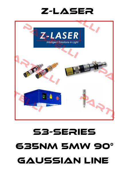 S3-Series 635nm 5mW 90° Gaussian Line  Z-LASER