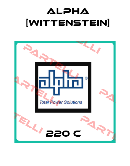 220 C  Alpha [Wittenstein]
