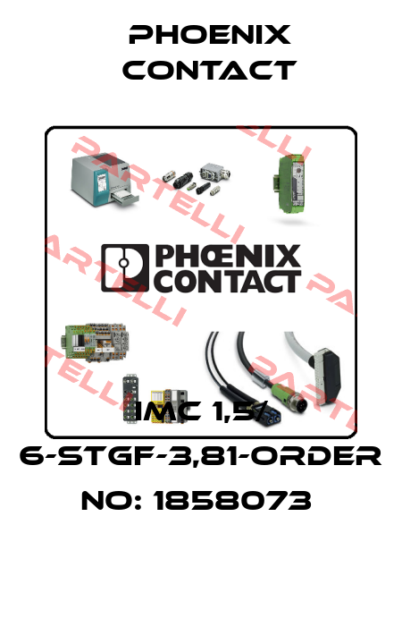 IMC 1,5/ 6-STGF-3,81-ORDER NO: 1858073  Phoenix Contact